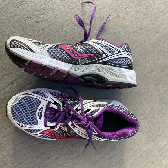 Saucony guide 6 purple black 7.5 shoes - Picture 3 of 10